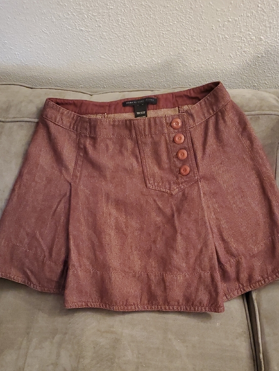 Marc Jacobs Dresses & Skirts - Vintage Marc Jacobs Button-Front A-Line Mini Kilt/Skirt, Rusty Red Color